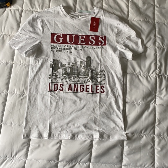 Guess | Men’s crew neck T-shirt | white - Picture 2 of 2